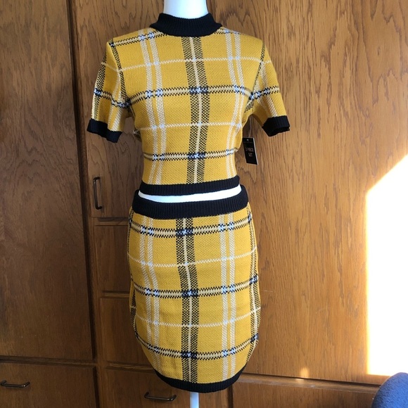 Almost Famous Sweaters - Shirt & Skirt Outfit NWT